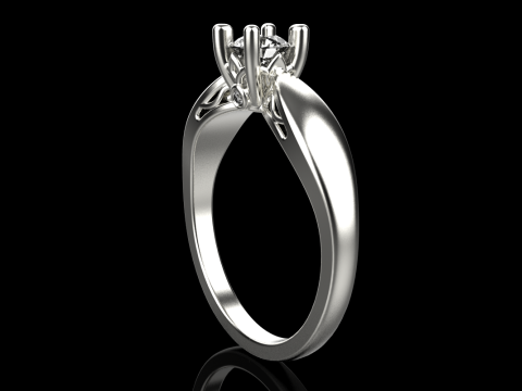 Engagement ring model 958 3Dプリントモデル