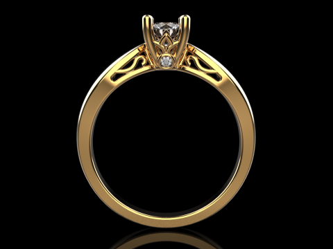 Engagement ring model 958 3Dプリントモデル