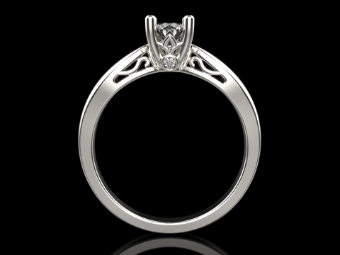 Engagement ring model 958 3Dプリントモデル