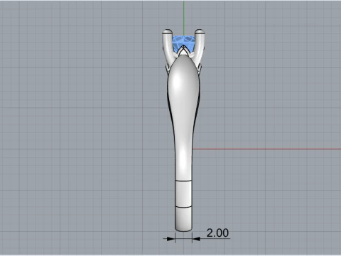 Engagement ring model 958 3D Print Model