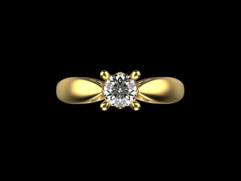 Engagement ring model 958 3Dプリントモデル