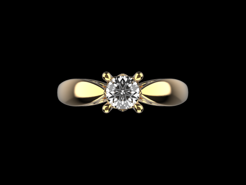 Engagement ring model 958 3Dプリントモデル
