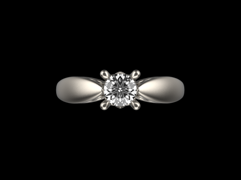 Engagement ring model 958 3Dプリントモデル