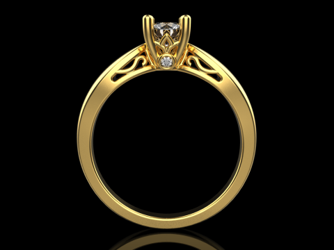 Engagement ring model 958 3Dプリントモデル
