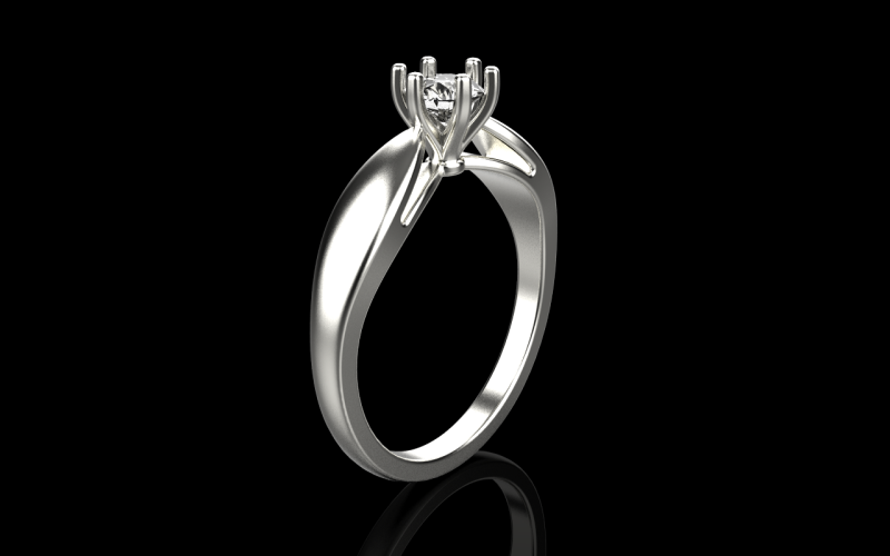 Engagement ring model 957 3D-printmodel .c4d .max .obj .3ds .fbx .stl .blend