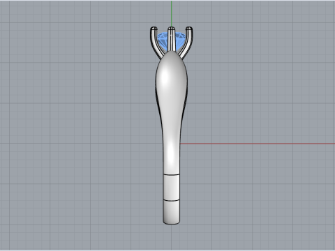 Engagement ring model 957 3D-printmodel