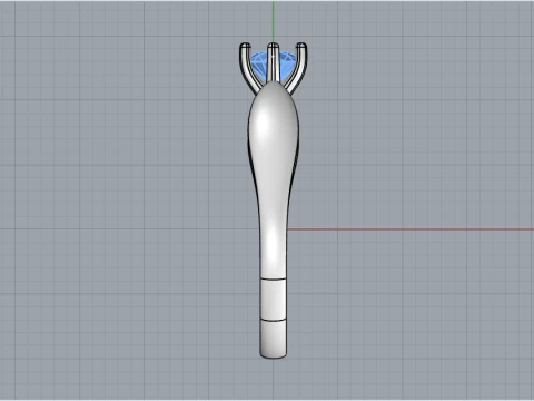Engagement ring model 957 3D Print Model