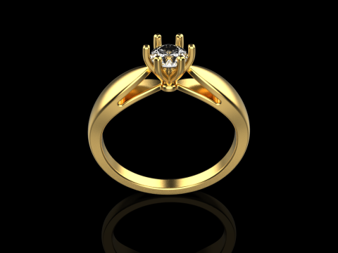 Engagement ring model 957 3D-printmodel