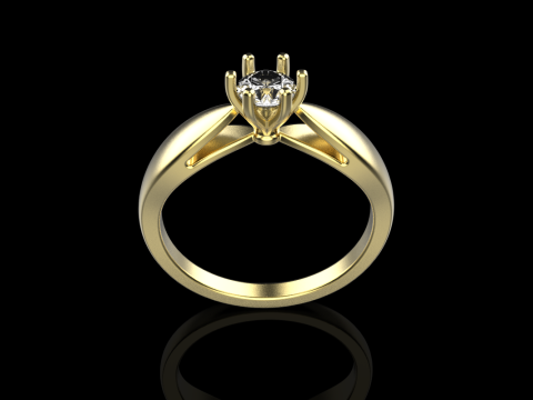Engagement ring model 957 3D-printmodel