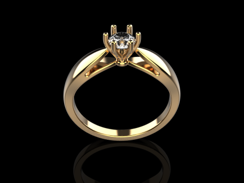 Engagement ring model 957 3D-printmodel