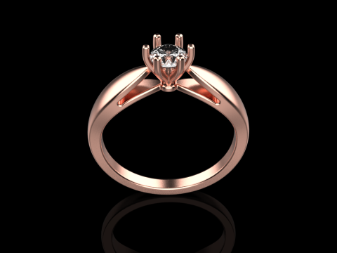 Engagement ring model 957 3D-printmodel