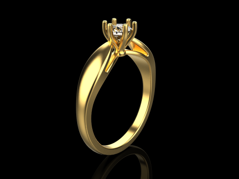 Engagement ring model 957 3D-printmodel