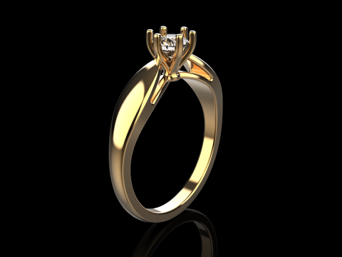 Engagement ring model 957 3D-printmodel