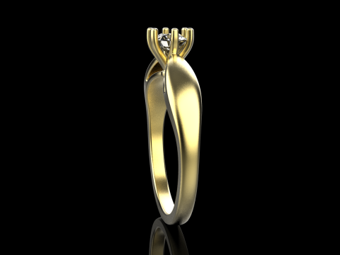 Engagement ring model 957 3D-printmodel