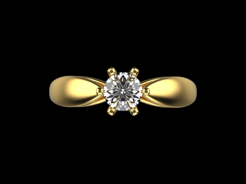 Engagement ring model 957 3D-printmodel