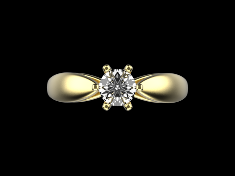 Engagement ring model 957 3D-printmodel