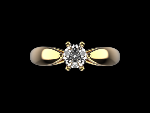 Engagement ring model 957 3D-printmodel
