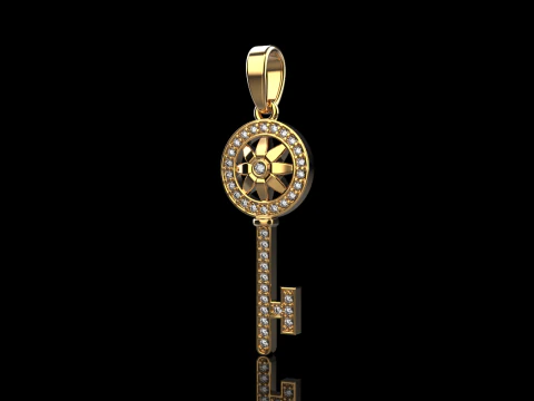 Key pendant model 956 3D Print Model
