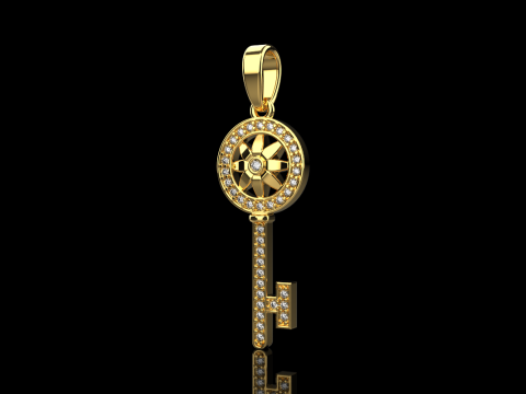 Key pendant model 956 3D प्रिंट मॉडल