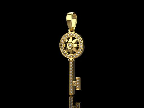 Key pendant model 956 3D Print Model