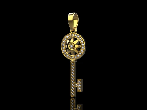 Key pendant model 956 3D Print Model