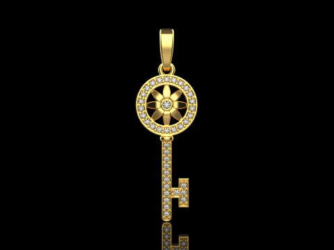 Key pendant model 956 3D Print Model