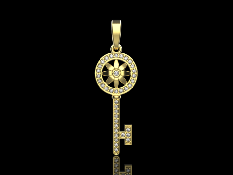 Key pendant model 956 3D प्रिंट मॉडल