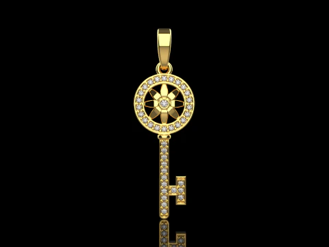 Key pendant model 956 3D Print Model