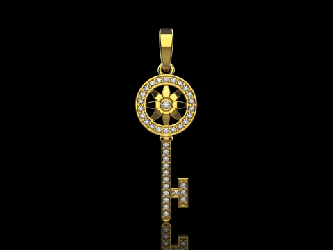 Key pendant model 956 3D प्रिंट मॉडल