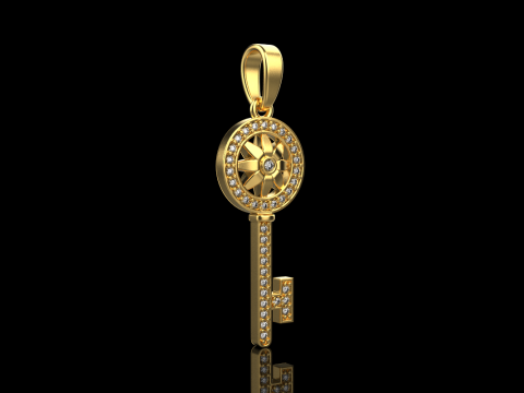 Key pendant model 956 3D प्रिंट मॉडल