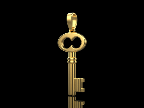 Key pendant model 955 Modèles 3D en vedette