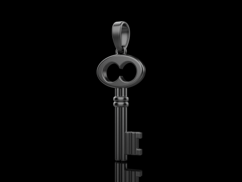 Key pendant model 955 Modèles 3D en vedette