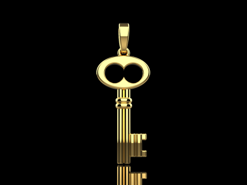 Key pendant model 955 Modèles 3D en vedette