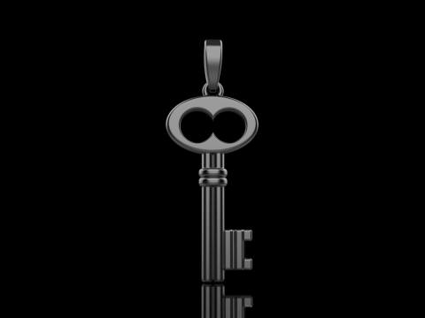 Key pendant model 955 Modèles 3D en vedette