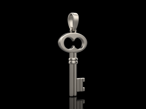 Key pendant model 955 Modèles 3D en vedette