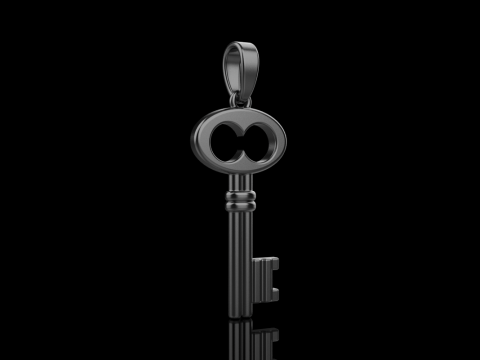 Key pendant model 955 Modèles 3D en vedette
