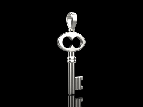 Key pendant model 955 Modèles 3D en vedette