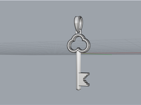Key pendant model 954 3D Baskı Modeli