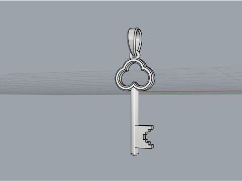 Key pendant model 954 3D Print Model