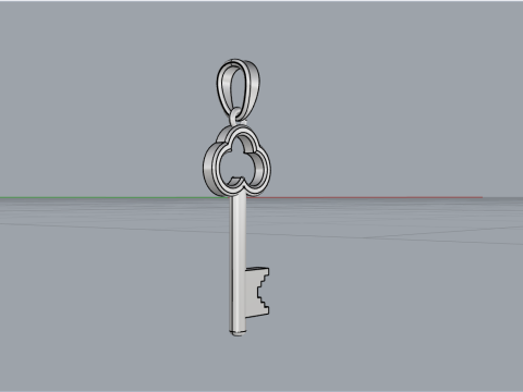 Key pendant model 954 3D Baskı Modeli