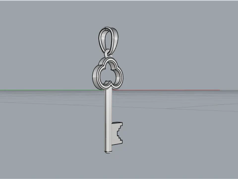 Key pendant model 954 3D Print Model