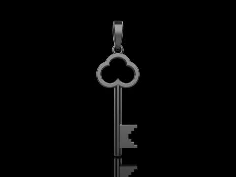 Key pendant model 954 3D Print Model