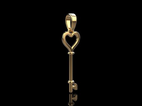 Key pendant model 953 3D Druckmodell