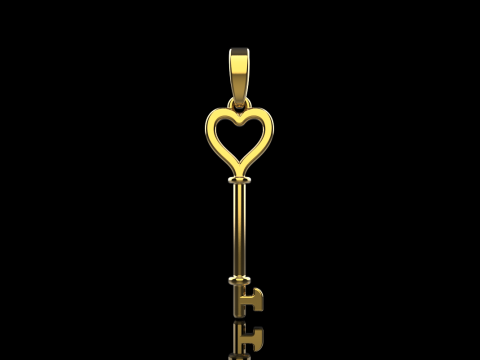 Key pendant model 953 3D Druckmodell