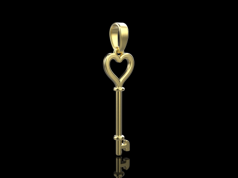 Key pendant model 953 3D Druckmodell