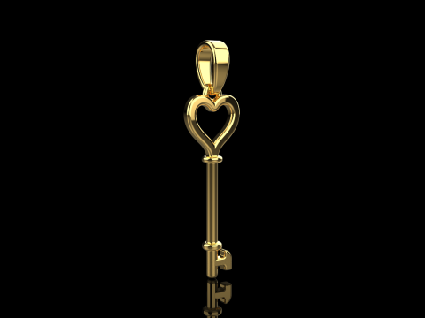 Key pendant model 953 3D Druckmodell