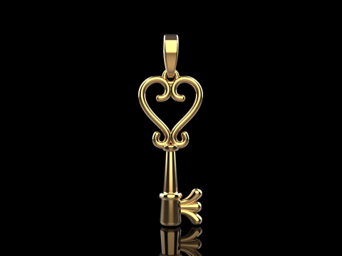 Key pendant model 952 Modèles 3D en vedette