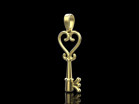 Key pendant model 952 3D Print Model