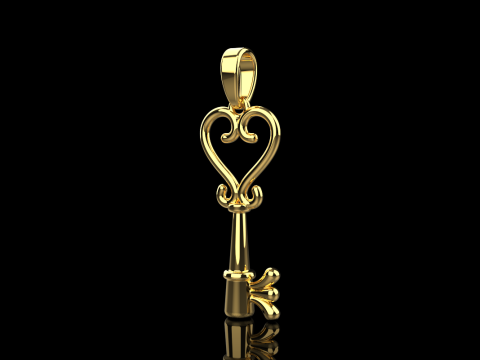 Key pendant model 952 Model do druku 3D