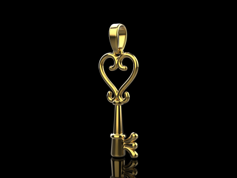 Key pendant model 952 Model do druku 3D